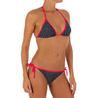 Mae Women's Sliding Triangle Swimsuit Top with Padded Cups - Mosaica