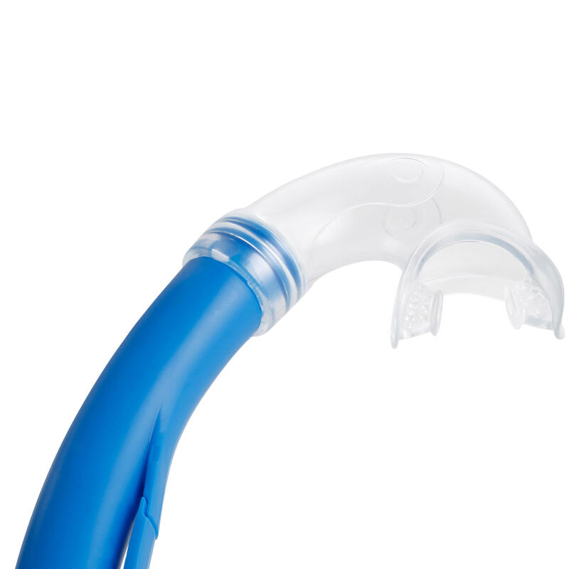 Tuba de snorkeling FRD100 bleu pour adultes