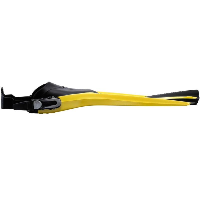Nastavitelné ploutve na potápění s přístrojem Superchannel ABS žluto-černé