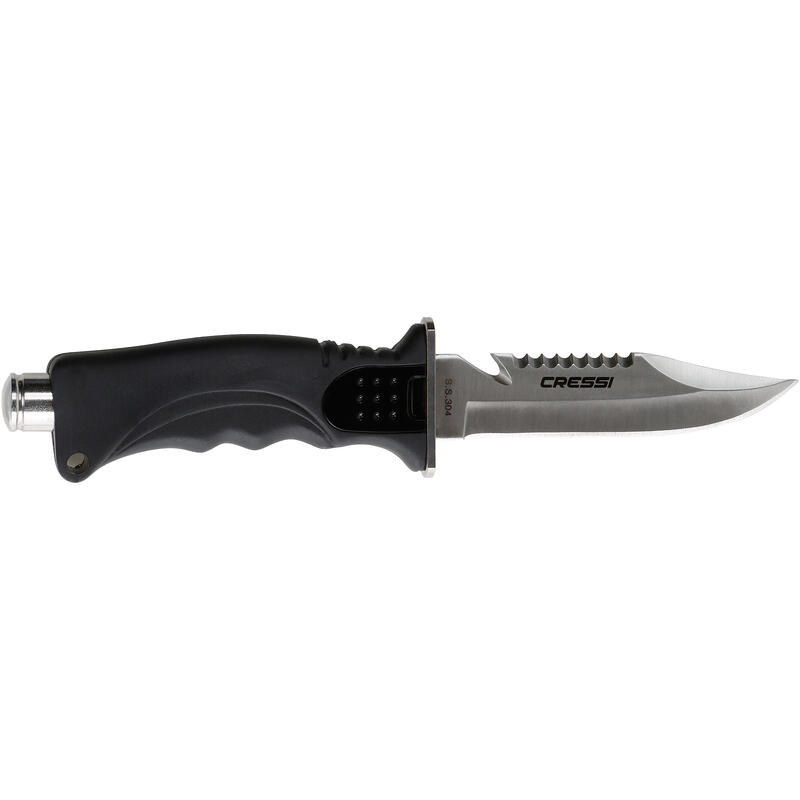 CUCHILLO BUCEO CRESSI SKORPION TALLAS 11 CM COLORES NEGRO - Tienda de Pesca  - Pescamar