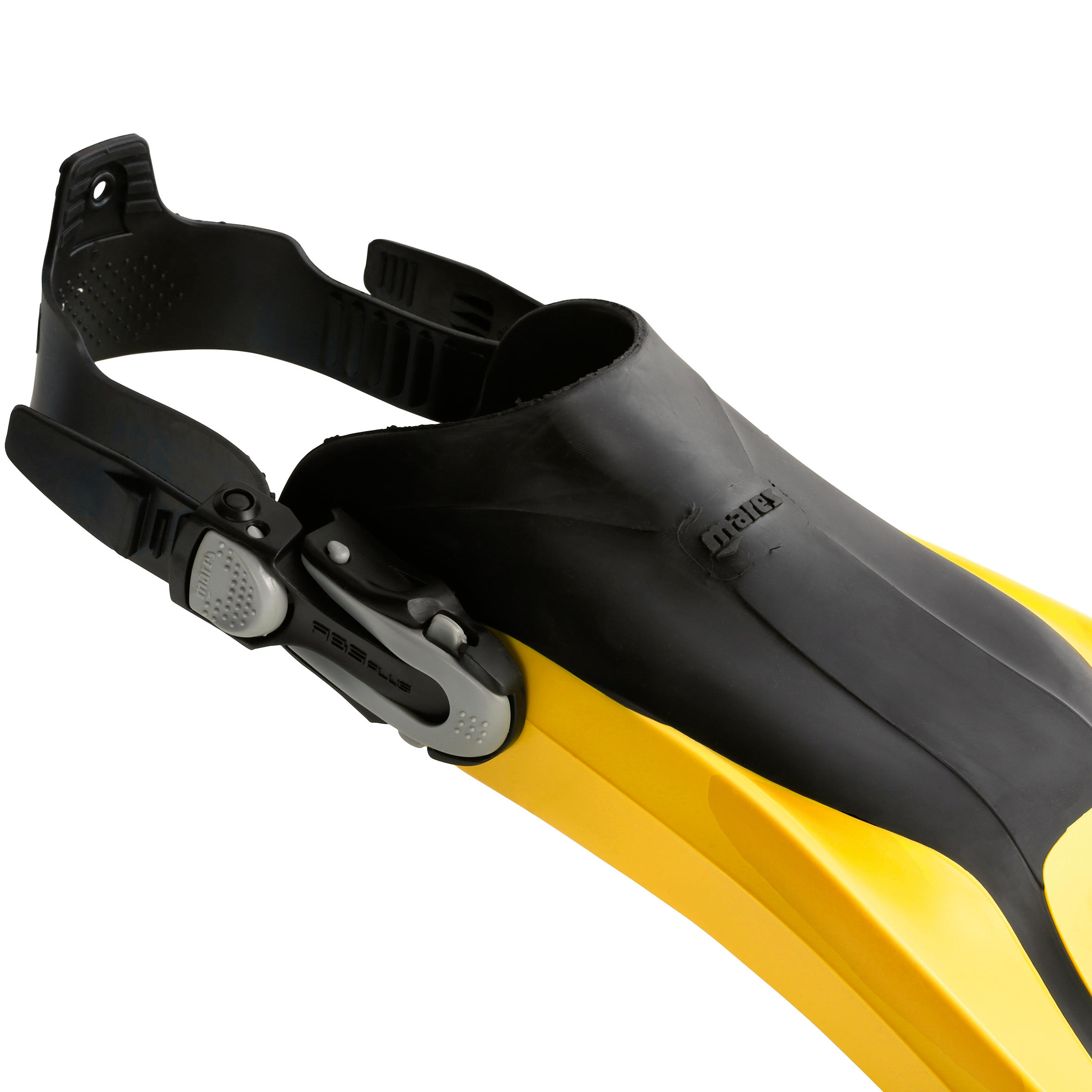 AVANTI SUPERCHANNEL ABS Adjustable Scuba Diving Fins yellow/ black 8/11