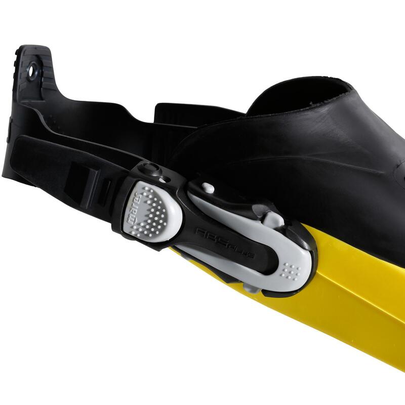 Duikvinnen met open hiel Avanti Superchannel ABS geel/zwart