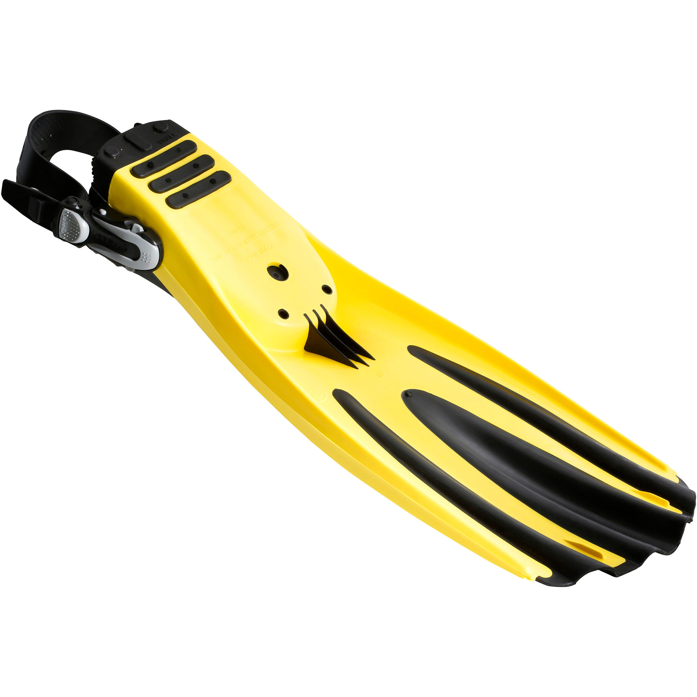 AVANTI SUPERCHANNEL ABS Adjustable Scuba Diving Fins yellow/ black 2/11
