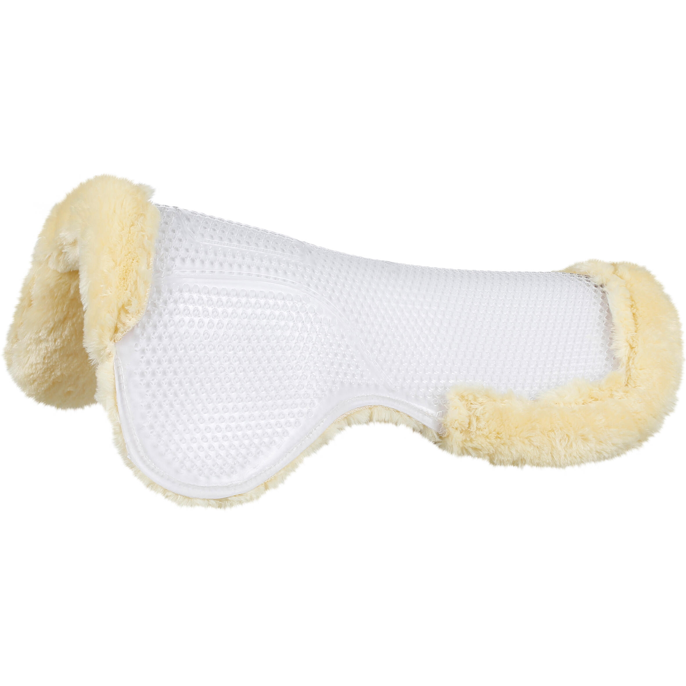 Polygel Horse Riding Fleece/Gel Saddle Pad For Horse And Pony Beige