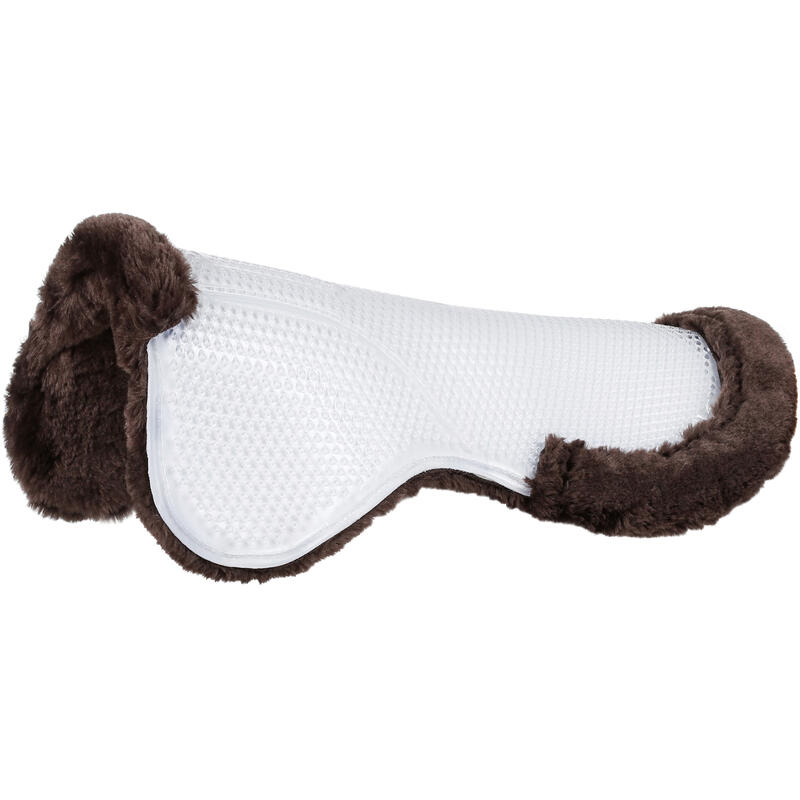 Amortisseur de dos laine et gel équitation cheval et poney POLYGEL marron Amortisseur de dos laine et gel équitation cheval et poney POLYGEL marron