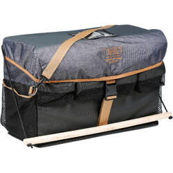 Sac de box équitation ALL IN gris et camel 50 L