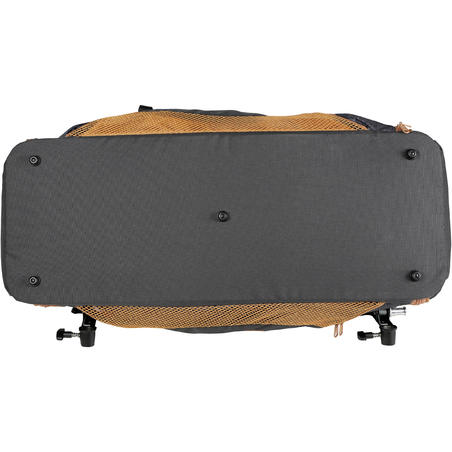 Сумка для спорядження для кінного спорту, 55 л - Сіра/Коричнева