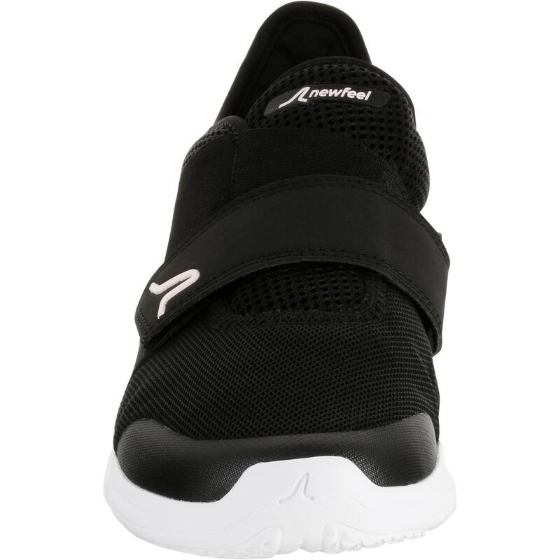 Zapatillas Caminar Soft 180 Strap Mujer Negro/Blanco