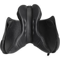 Schooling 16.5" Fully-Fitted Horse Riding General Purpose Leather Saddle - Black