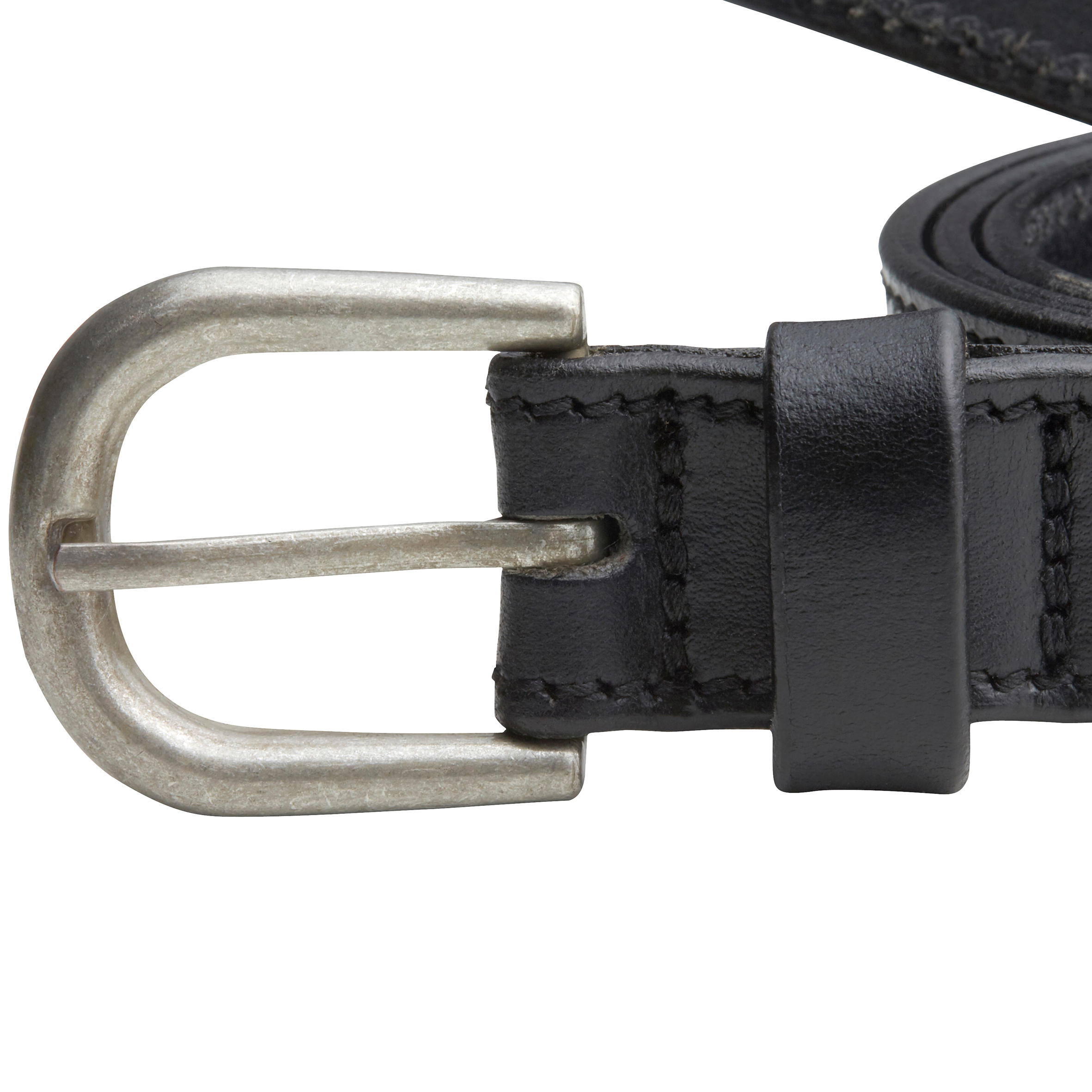 Adult Horse Riding Leather Belt - Black 3/5