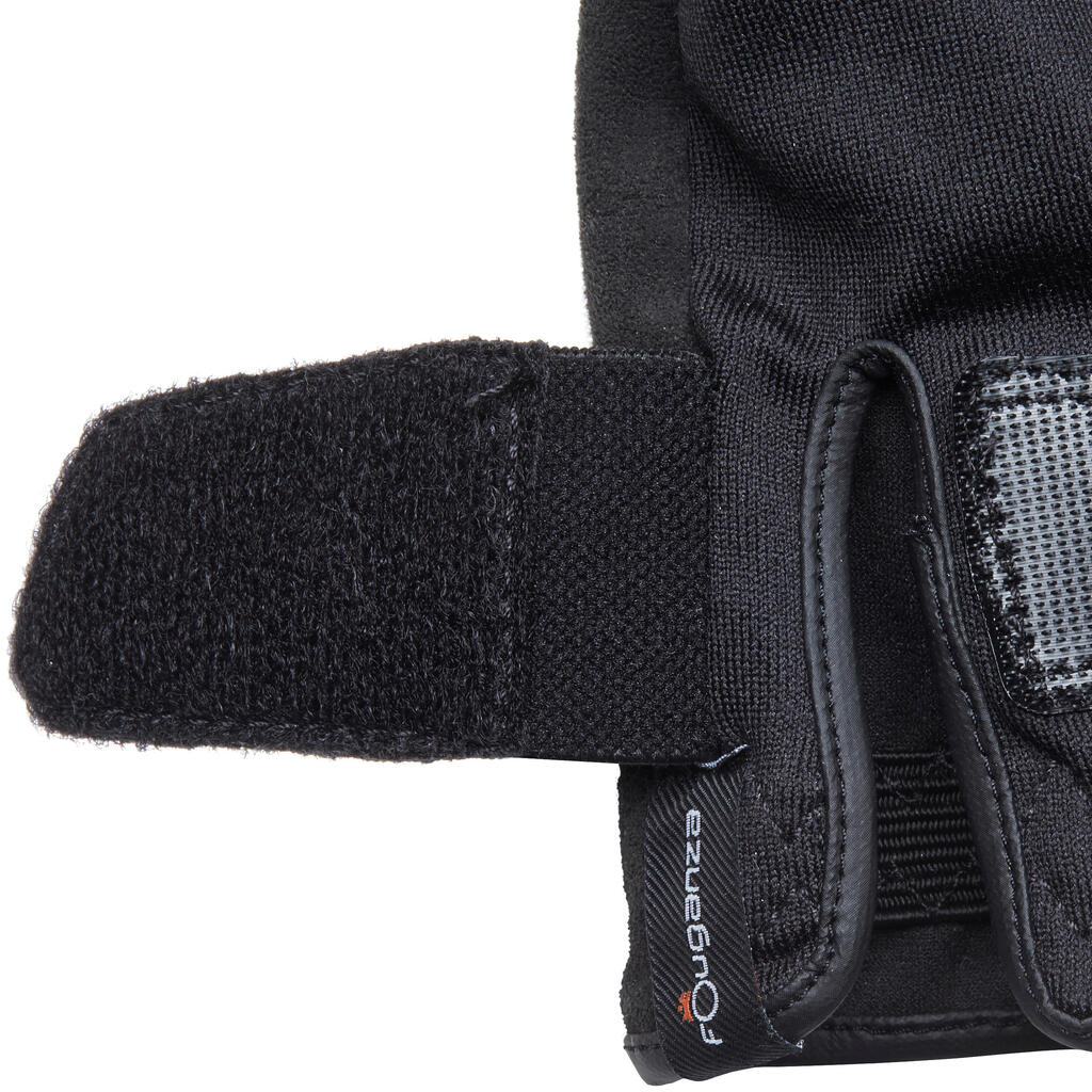Guantes equitación niños BASIC blanco 