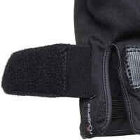 Basic Kids' Horse Riding Gloves - Black