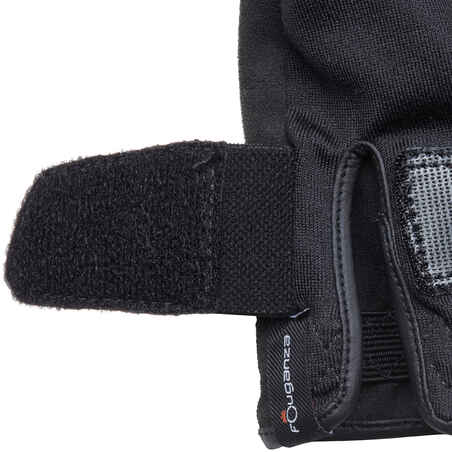 Basic Children's Horse Riding Gloves - Black