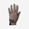 Detské jazdecké rukavice Basic hnedé