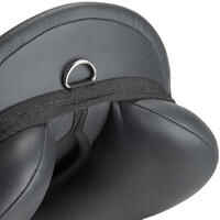 Synthia Horse Riding Synthetic 17.5" All-Purpose Saddle For Horse - Black