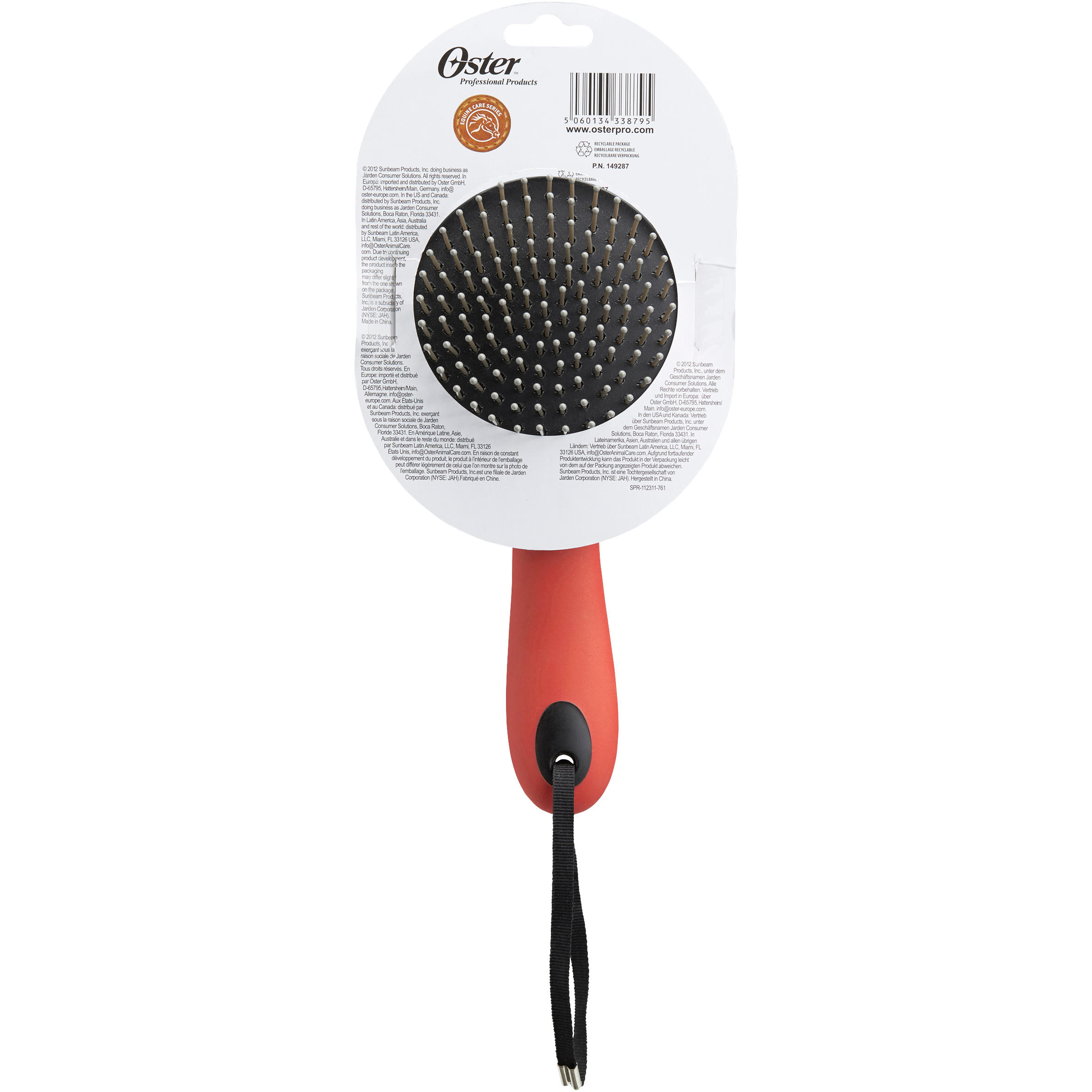 Horse Riding Mane & Tail Brush - Red 2/6