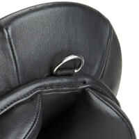 Schooling 16.5" Fully-Fitted Horse Riding General Purpose Leather Saddle - Black