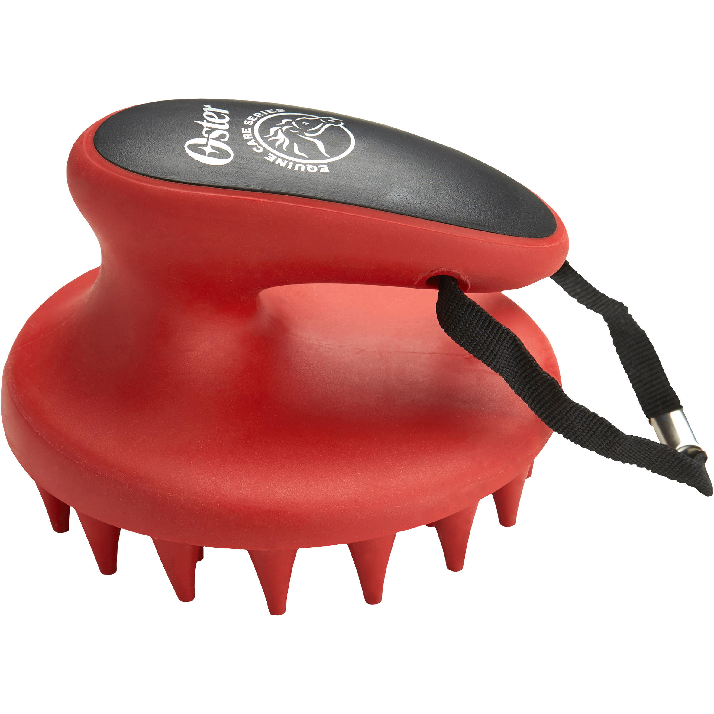 Horse Riding Curry Comb - Red 4/6