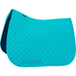 Tapis de selle équitation cheval et poney SCHOOLING turquoise