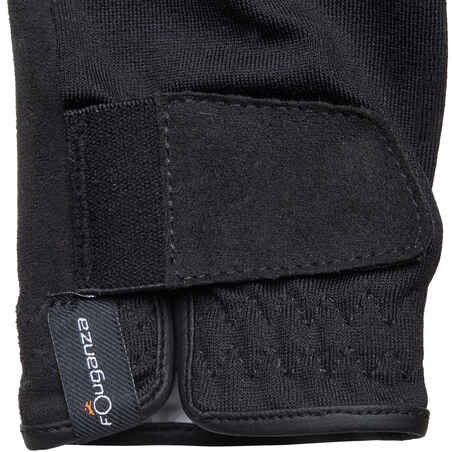 Basic Children's Horse Riding Gloves - Black