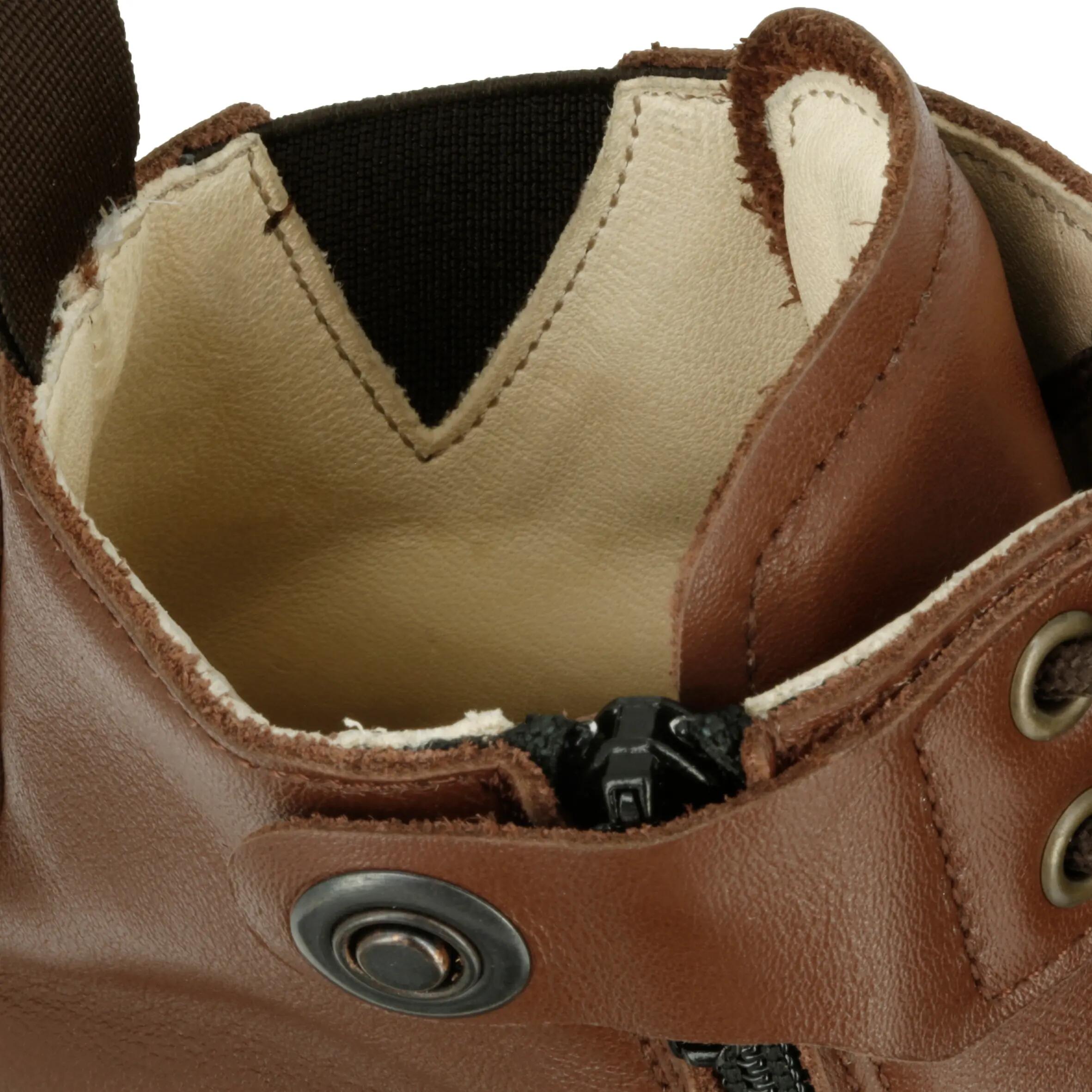 Training 700 Adult Lace-Up Horse Riding Jodhpur Boots - Brown 13/15