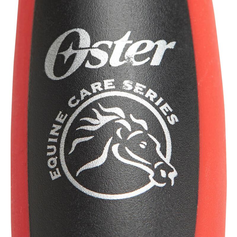 Horse Riding Mane & Tail Brush Red BROSSERIE OSTER Decathlon