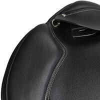 Schooling 16.5" Fully-Fitted Horse Riding General Purpose Leather Saddle - Black