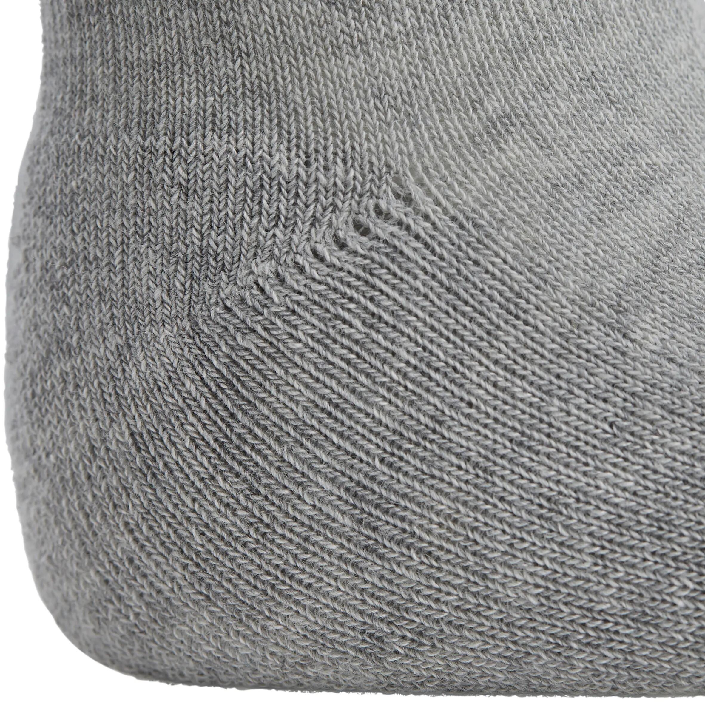 Baby Light Horse Riding Socks 2-Pair - Mottled Grey/Turquoise 5/9