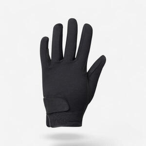 Guantes equitación niños BASIC negro