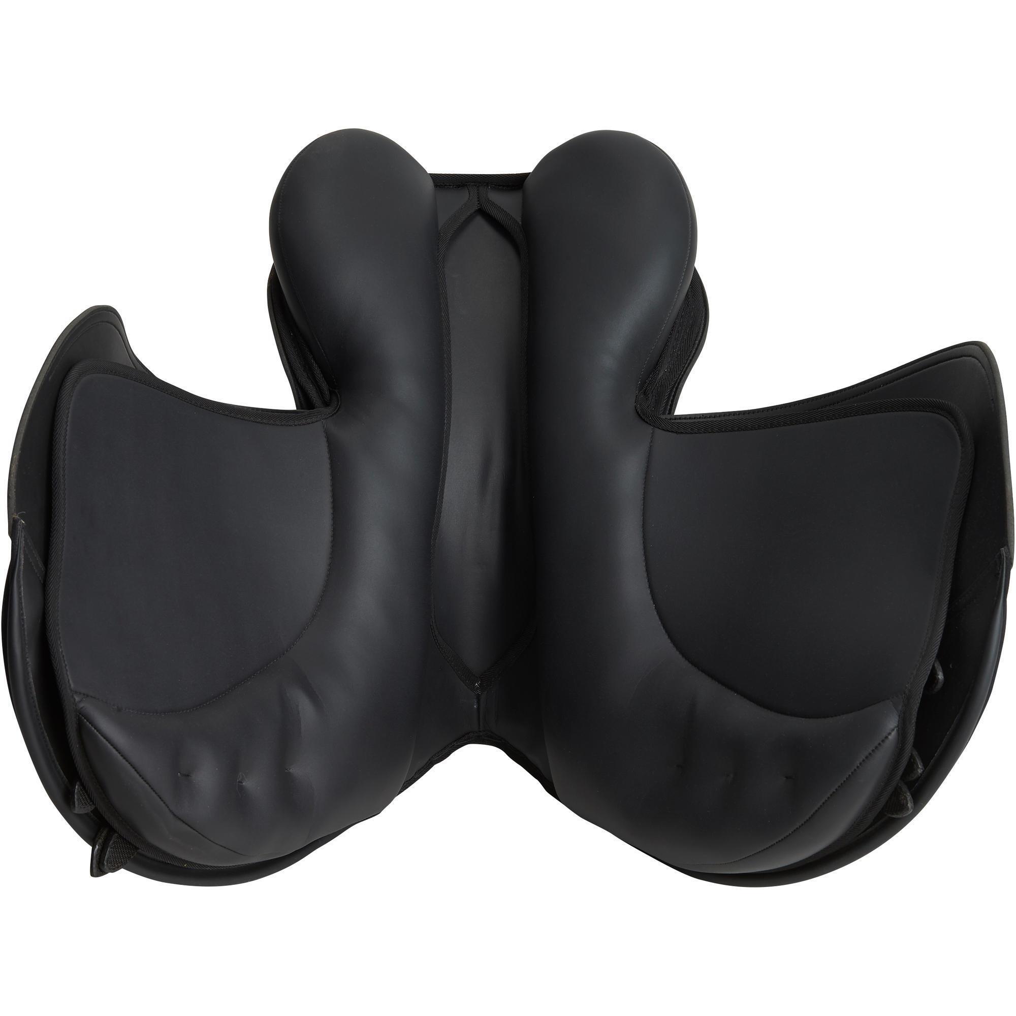 Synthia Horse Riding Synthetic 17.5" All-Purpose Saddle For Horse - Black 4/15