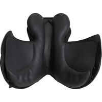 Synthia Horse Riding Synthetic 17.5" All-Purpose Saddle For Horse - Black