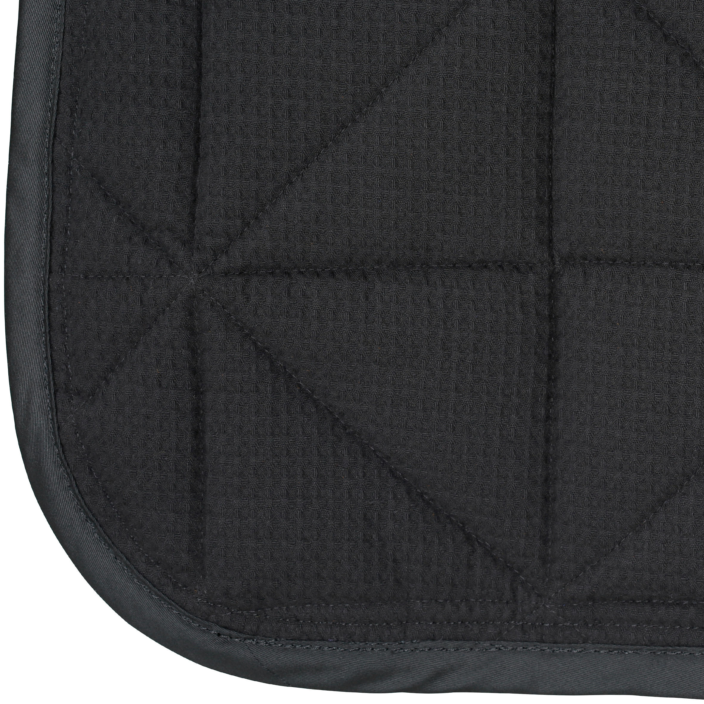 Strass Horse Riding Saddle Cloth For Horse/Pony - Black 6/8