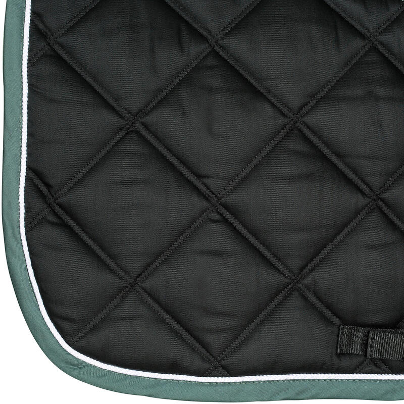 Tapis de selle équitation cheval GRIPPY noir/gris