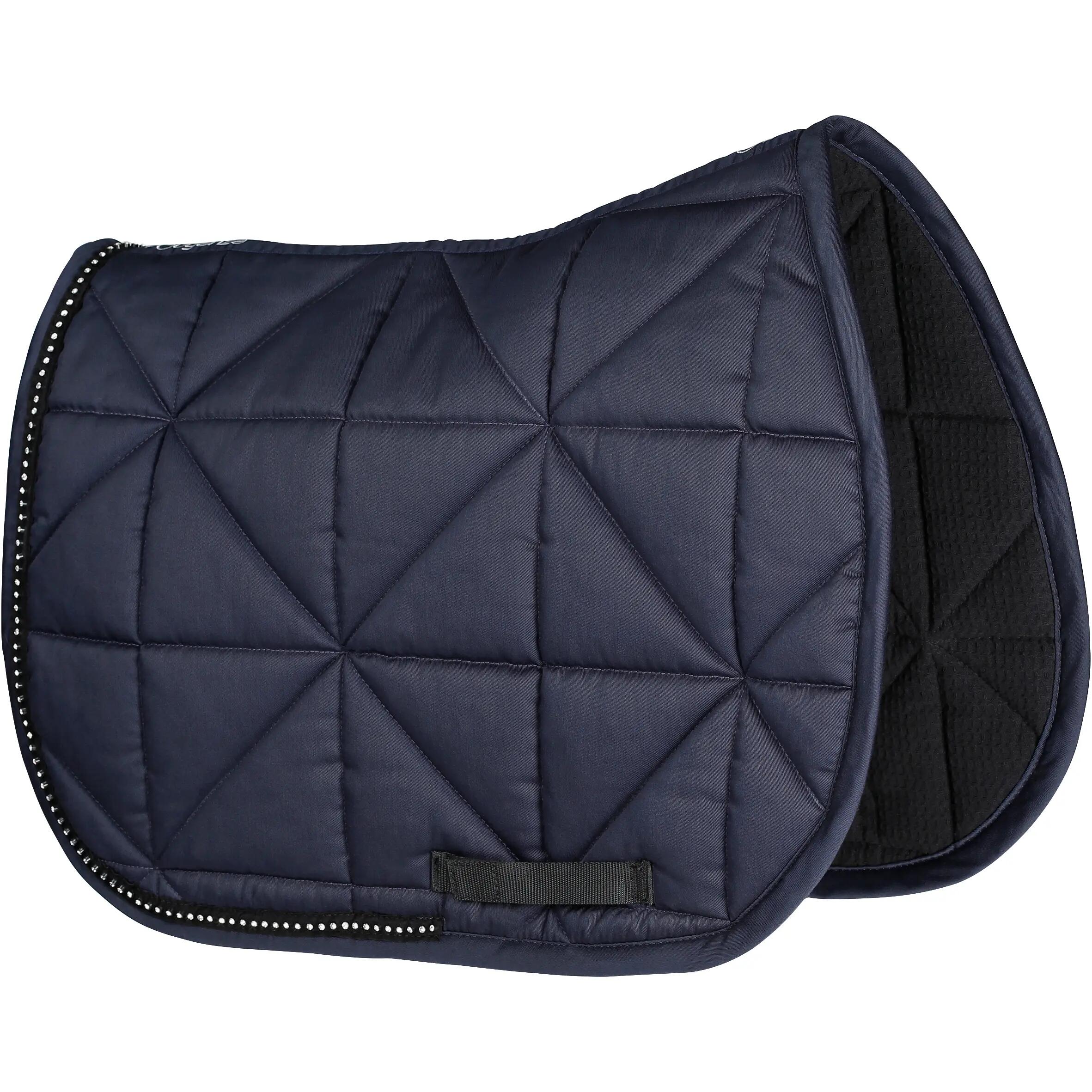 Strass Horse Riding Saddle Cloth Horse/Pony - Navy Blue 2/8