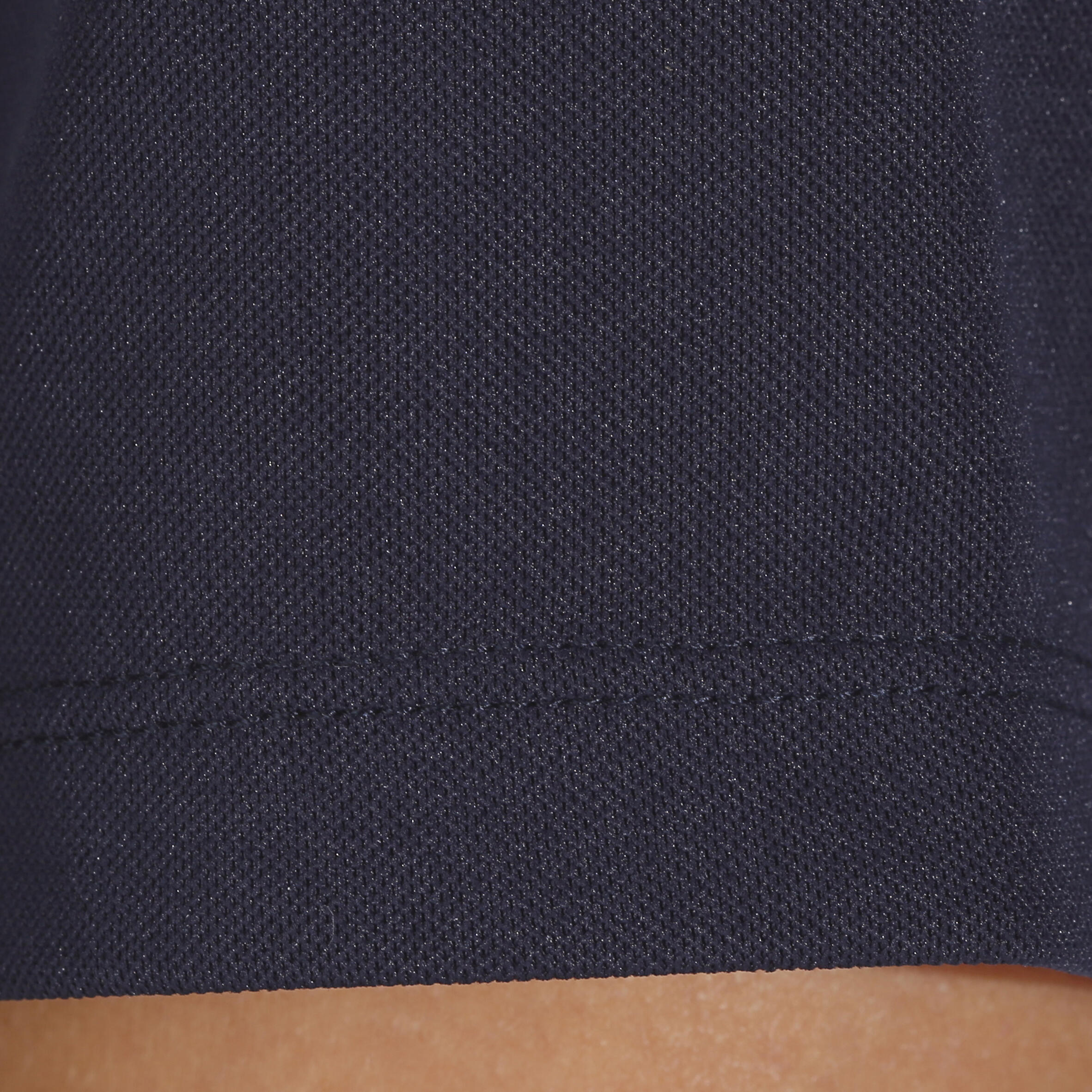 Training Mesh Women's Horse Riding Short Sleeve Polo Shirt - Navy Blue 9/14