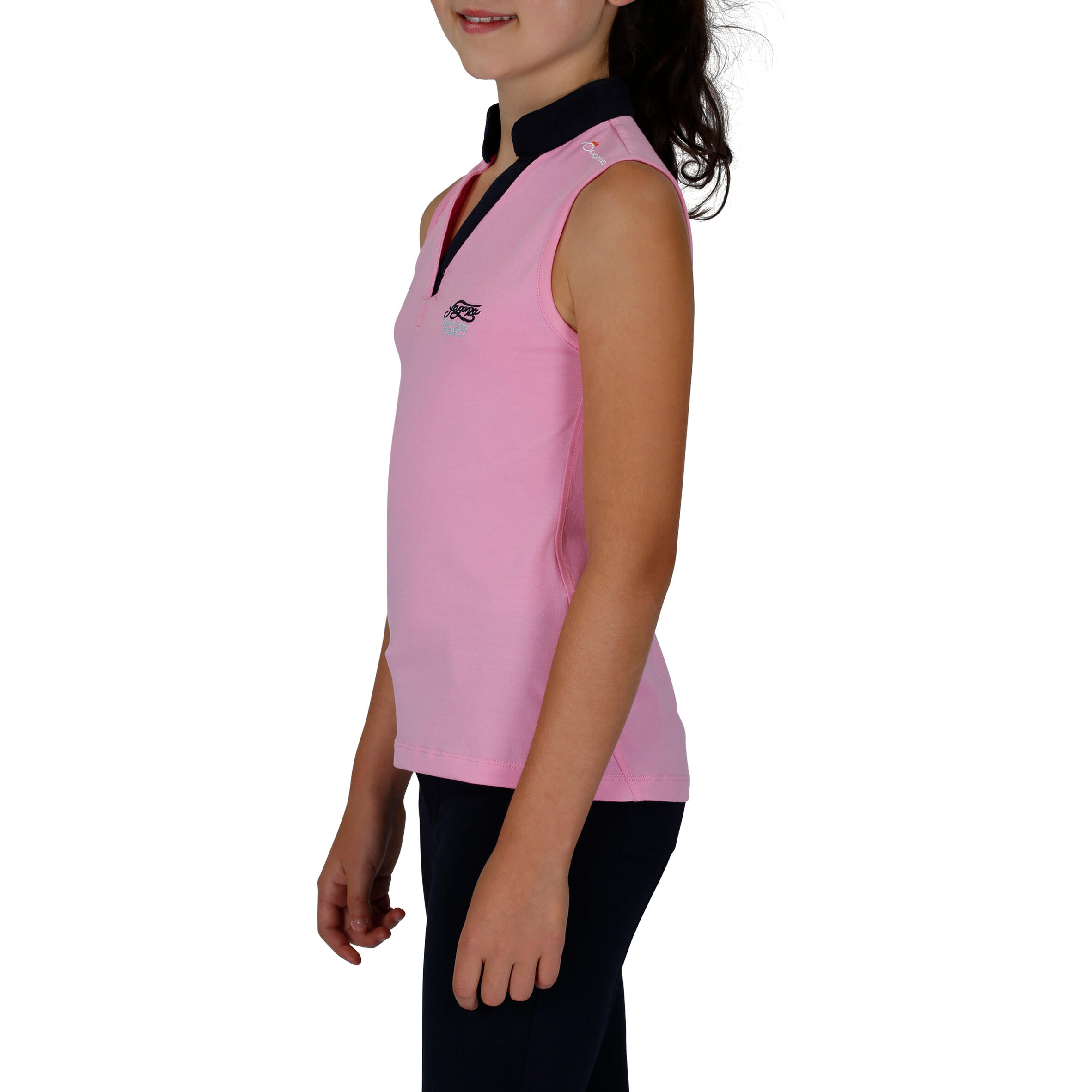 Spring Sleeveless Polo Shirt - Pink 5/10