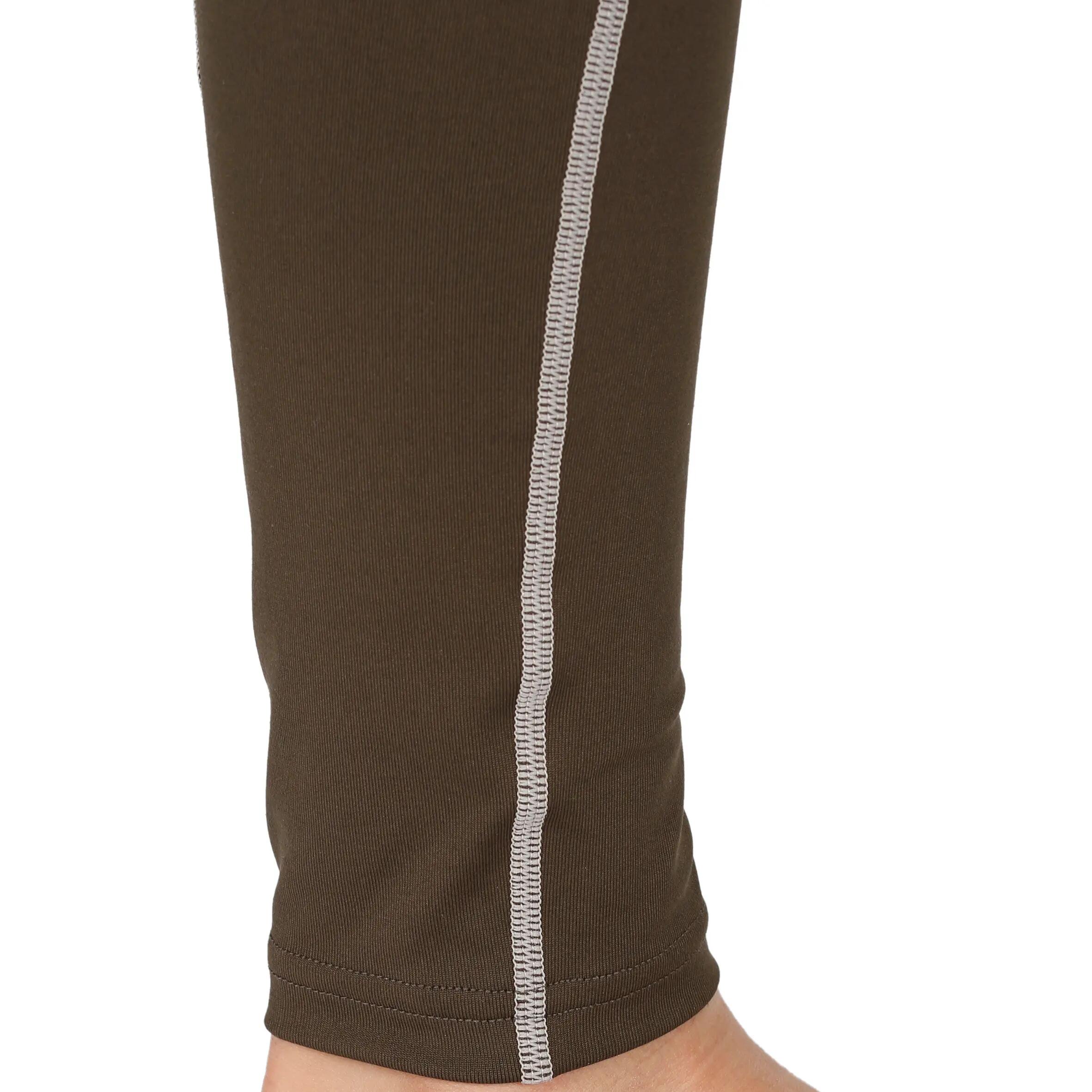Children's Training Mesh Horse Riding Jodhpurs - Brown/Beige 13/16