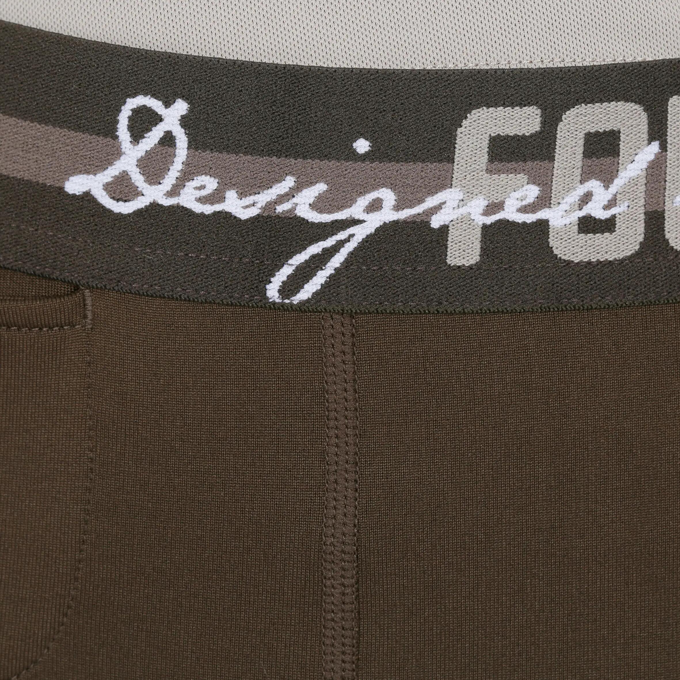 Children's Training Mesh Horse Riding Jodhpurs - Brown/Beige 8/16