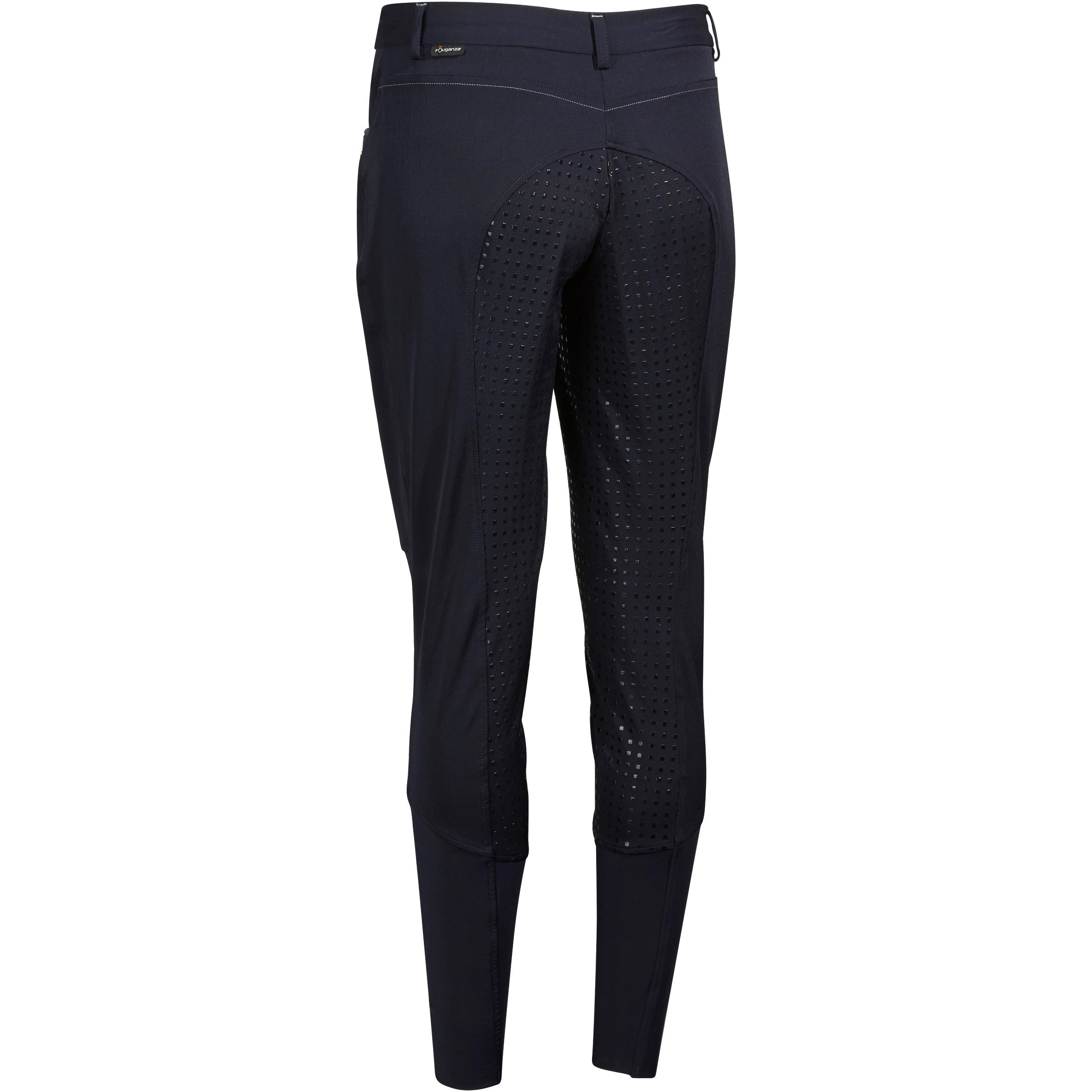 Training Light Women's Horse Riding Jodhpurs With Silicone Patches - Navy Blue 2/21