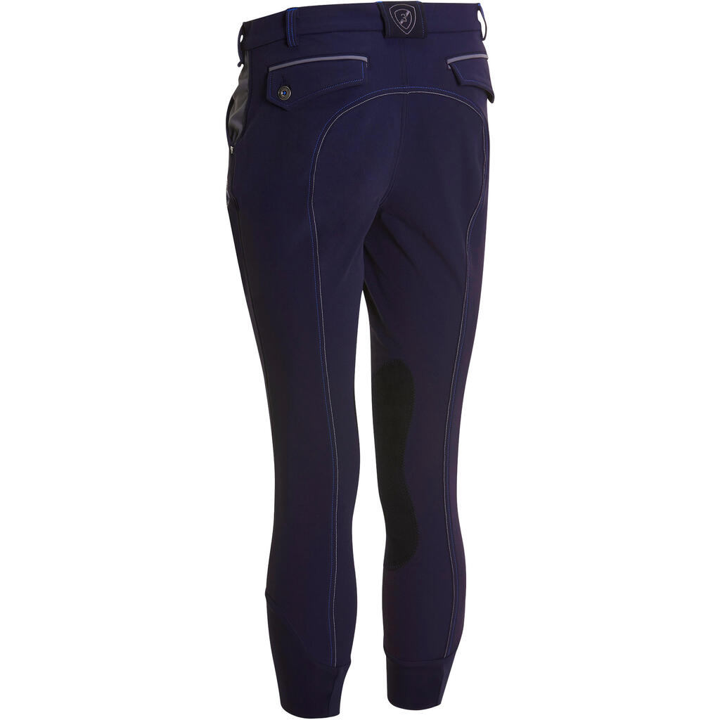 BR700 Horse Riding Patch Jodhpurs - Navy