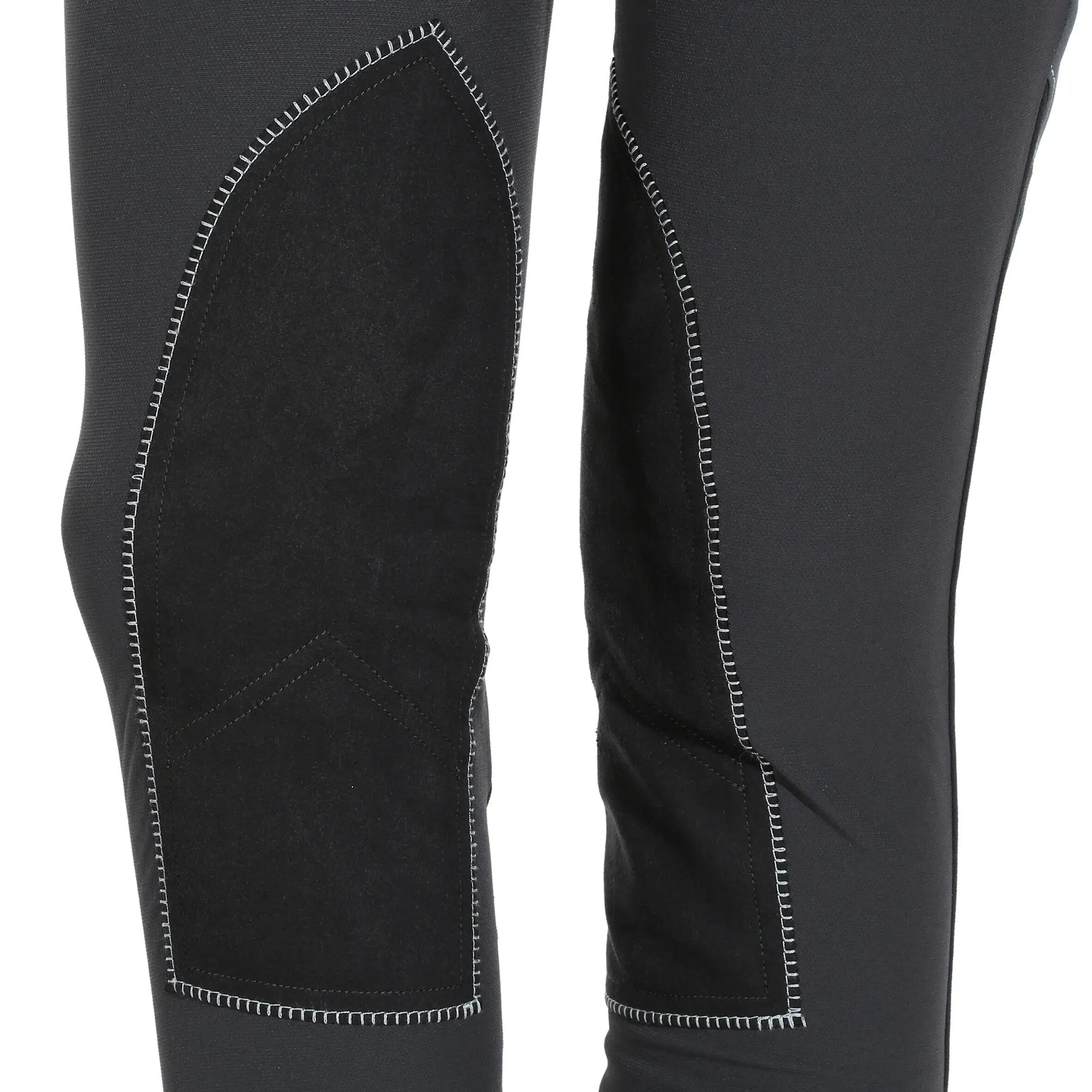 Performer 500 Women's Horse Riding Jodhpurs - Grey/Camel 17/20