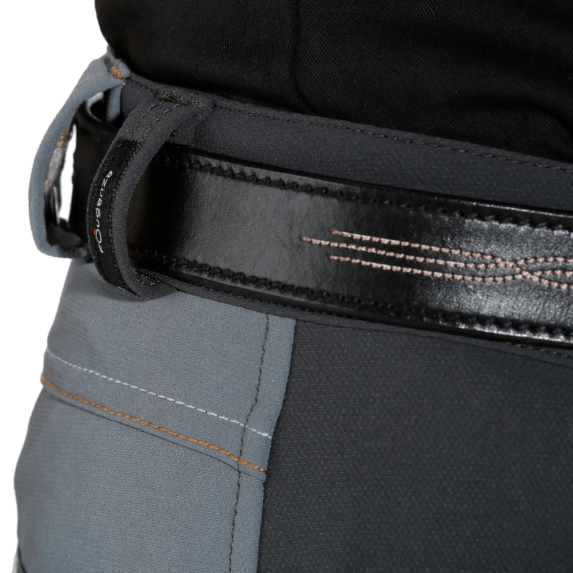 Performer 500 Women's Horse Riding Jodhpurs - Grey/Camel 12/20