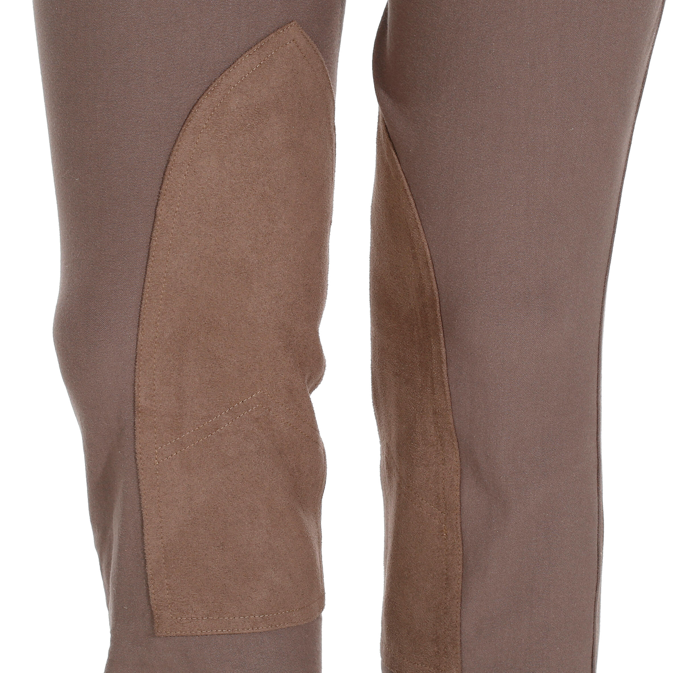 Paddock Women's Horse Riding Jodhpurs - Brown 15/18