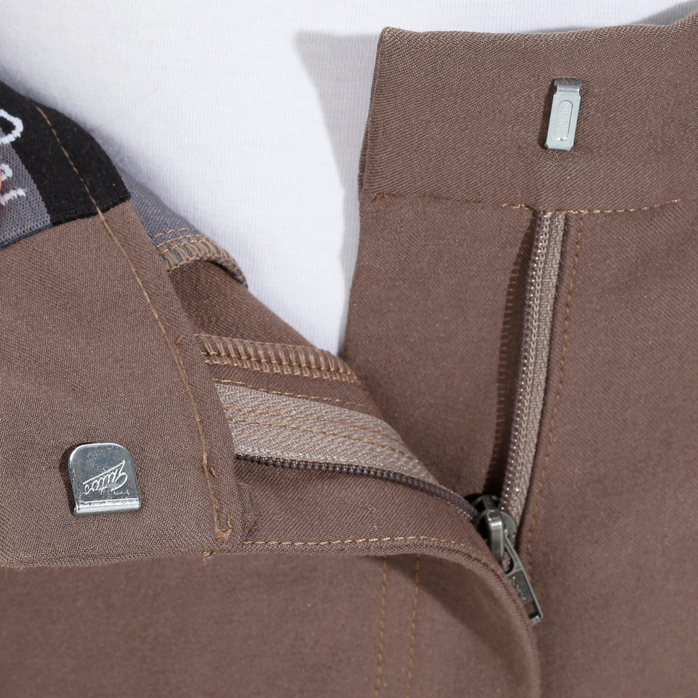 Paddock Women's Horse Riding Jodhpurs - Brown 9/18