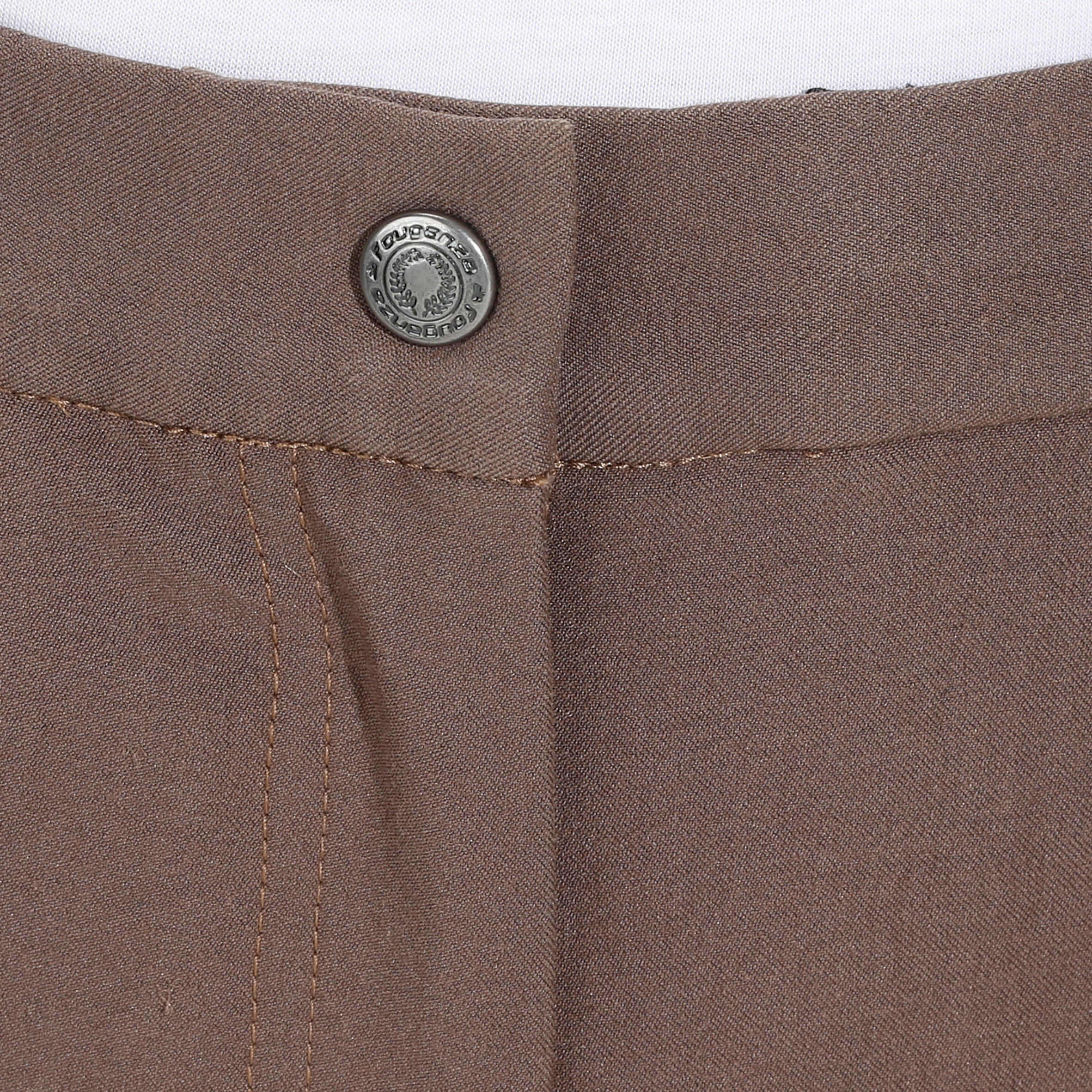 Paddock Women's Horse Riding Jodhpurs - Brown 8/18