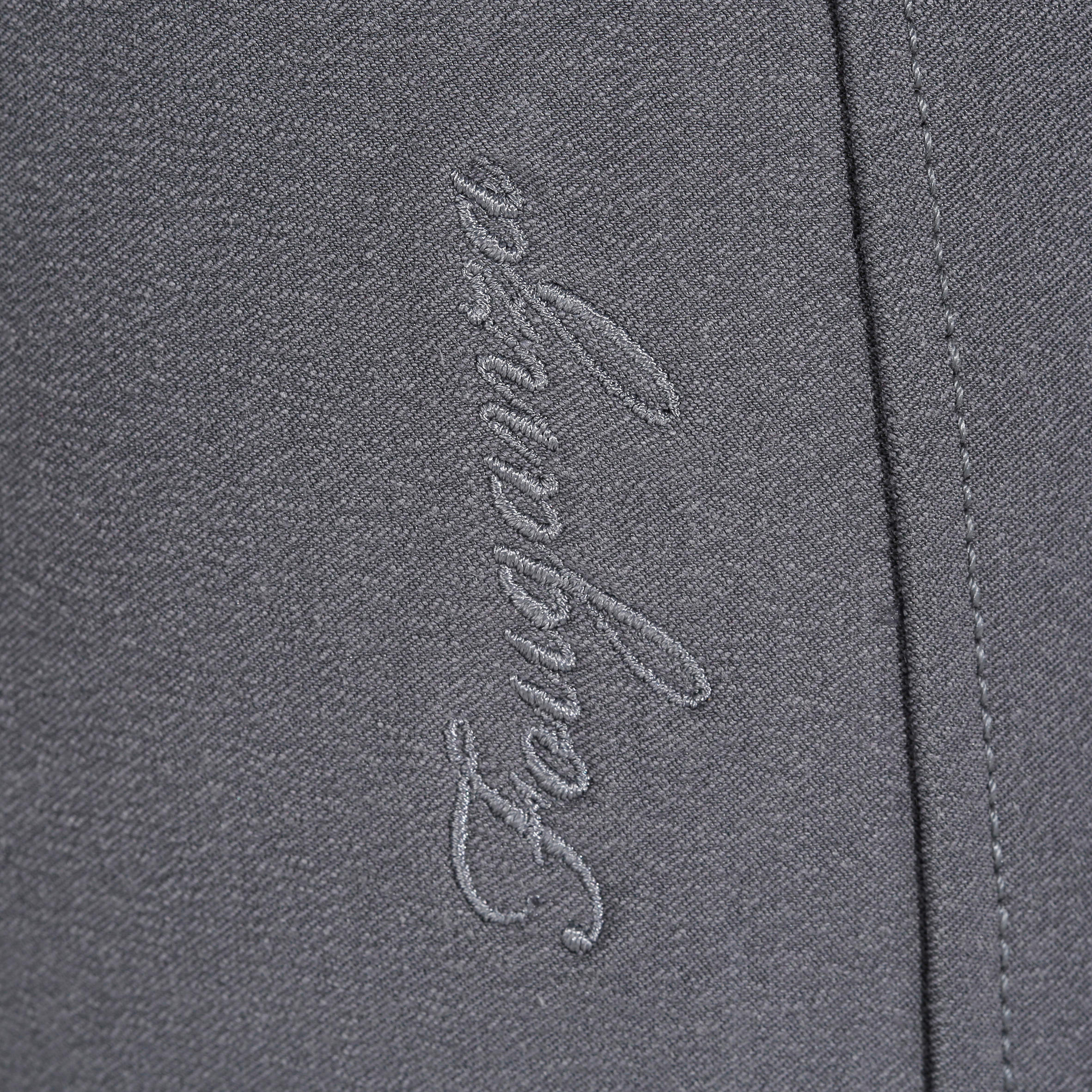 BR500 Women's Horse Riding Suede Patch Jodhpurs - Grey 14/18