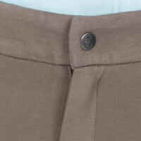 140 Kids' Horse Riding Patch Jodhpurs - Brown