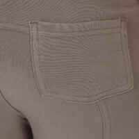 140 Kids' Horse Riding Patch Jodhpurs - Brown