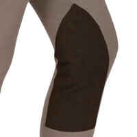 140 Kids' Horse Riding Patch Jodhpurs - Brown