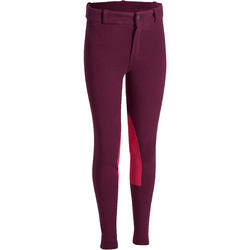 Pantalon équitation enfant ACCESSY BASANE prune
